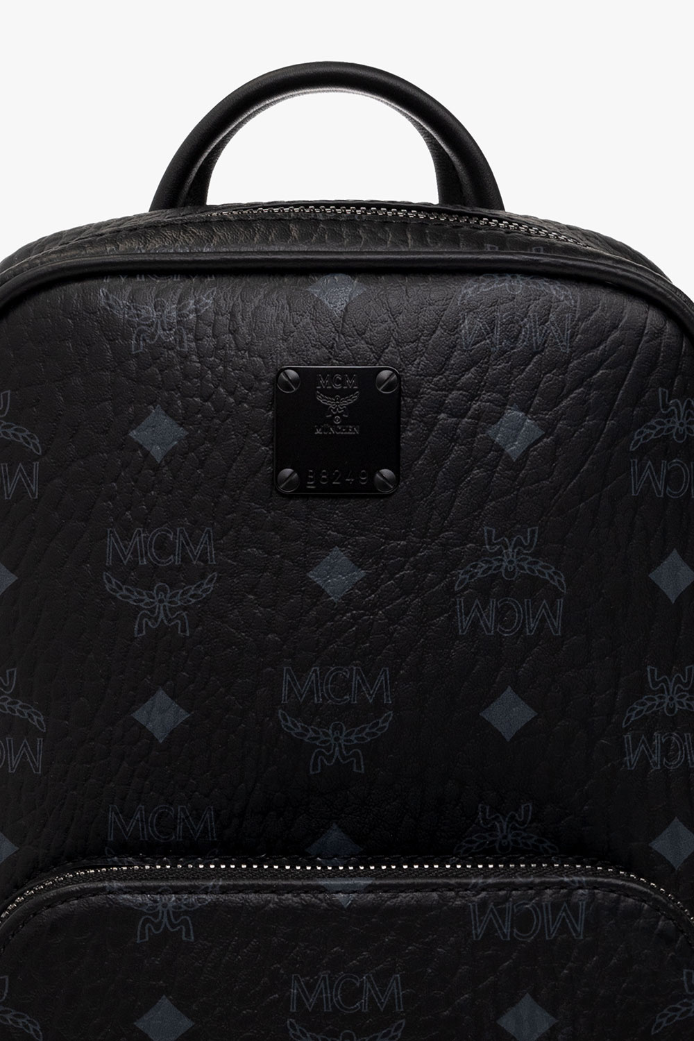 All black mcm outlet bag